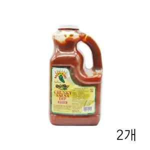 WL 효림산물 청키살사소스 3.7Kg X 2개 대용량 나초 딥핑소스 멕시칸요리 업소용식자재 WFLQQO8
