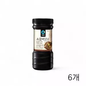 WL 청정원 전통 소갈비 양념 840g X 6개 소갈비찜 양념갈비 고기양념 갈비소스 주물럭소스 WFLQP