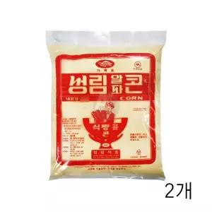 WL 성림 알파콘 옥수수가루 5Kg X 2개 옥수수분말 요리용가루 파우더 옥수수전분 WFLQPNM