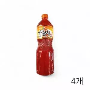 WL 청우 탕수육 소스 1.9L X 4개 중식당 식자재 업소용 탕수육양념소스 액상소스 탕수소스 WFLPQ
