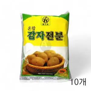 WL 금하식품 절구표 혼합감자전분 500g X 10개 옥수수전분 감자가루 전분가루 부침용 WFLR0RO
