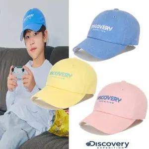 디스커버리키즈DKCP2064N키즈 로고자수 피그먼트 볼캡