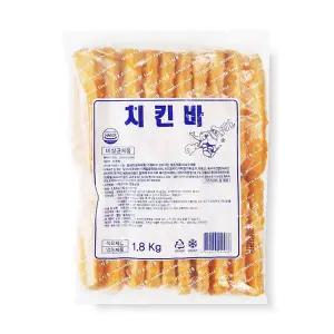 WL 바삭한 네모 치킨바 1.8kg 90gX20개 냉동식품 WFLQSC4