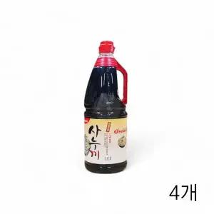 WL 선도 사누끼 쯔유 1.8L X 4개 일본 우동소스 업소용식자재 소바간장 모밀소바 메밀소스 WFLQQ