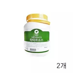 WL 청정원 타타르 소스 3.2Kg X 2개 타르타르 생선까스 연어소스 대용량 업소용식재료 WFLQQ3N