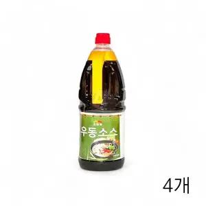 WL 초담원 우동소스 1.8L X 4개 일식소스 우동다시 대용량 식당용식자재 우동쯔유 식자재 WFLQQ3