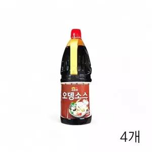 WL 초담원 오뎅소스 1.8L X 4개 어묵육수 우동국물 오뎅다시 오뎅탕육수 어묵탕육수 WFLQQ17