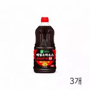 WL 이엔푸드 메밀소스 1.8L X 3개 식당 냉모밀 소바 조미액상소스 국물소스 모밀국수소스 WFLQPE
