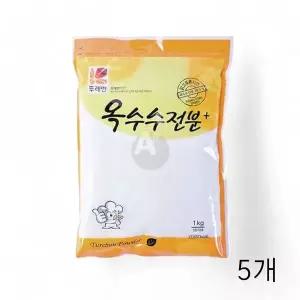 WL 뚜레반 옥수수전분 1Kg X 5개 요리용 전분가루 옥수수분말 조리파우더 업소용 음식점 WFLPRK4