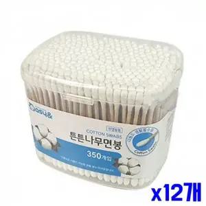 WL 튼튼한 원터치 면봉 350개입 x12개 WFLPP0G