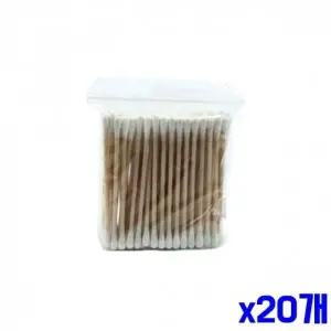WL 고급 면봉 귀이개 증정 400p x20개 일회용면봉 WFLQY8Q