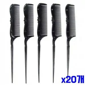 WL 블랙 엔틱 꼬리빗 5P x20개 WFLPR01