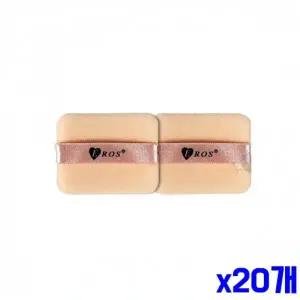 WL 부드러운 사각분첩 2P 55x43mm x20개 미용 스펀지 WFLPOD5