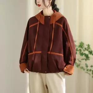 루타꽁몰 캐주얼 가을 여자 트렌치 야구 코트 잠바 후드 HO3