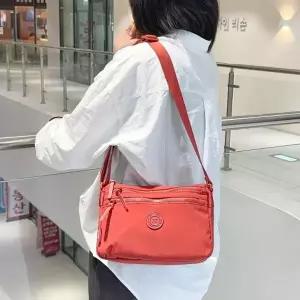 [다잇템]여자 데일리 심플 나일론 경량 크로스 숄더 여행 보조가방