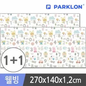 [파크론] 1+1 뽀로로 숫자놀이 웰빙 놀이방매트 270x140x1.2cm