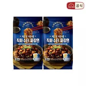 샘표 차오차이 직화 수타식 짜장면 중식 중화요리 720g 2개