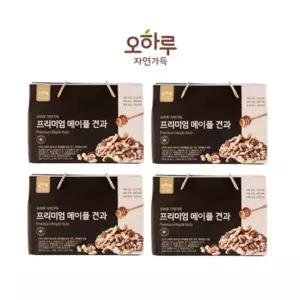 [오하루] 프리미엄 메이플 견과 24포 X 4박스 소비기한 : 2026.10.16