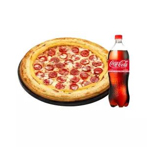 [도미노피자] (오리지널)페퍼로니 치즈버스트 L + 콜라 1.25L