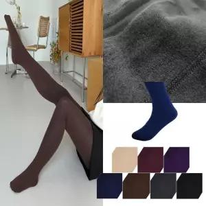 [룽스_62]기모 컬러 유발레깅스 따뜻한 학생 겨울스타킹