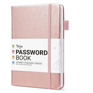 TAJA 알파벳 탭이 있는 암호 키퍼 정리 노인을 유지하는 사이트 되는 로즈 상태를 노트 도움이 위한 골드 로그인을 로그북 인터넷 주소 작은