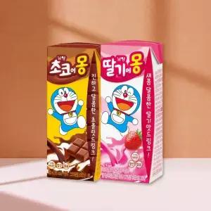 남양 초코에몽 딸기에몽 190ml 24팩+24팩