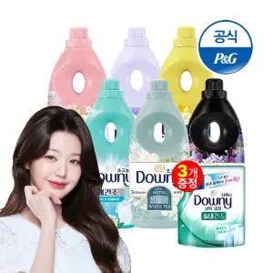 다우니 초고농축 섬유유연제 실내건조/5성급 호텔컬렉션 1L 6개 모음 + 유연제 200ml 3개 증정