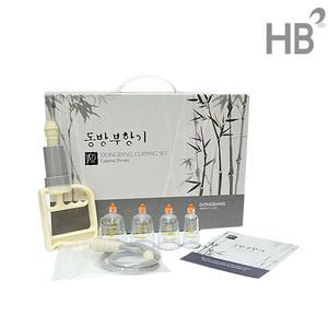 동방부항세트 17컵 / 부항펌프 수동세트 권총형