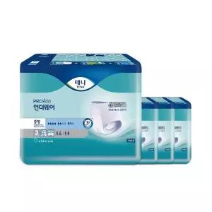 [테나]성인용기저귀 언더웨어 플러스 중형 14매 4팩  /요실금패드 요실금팬티