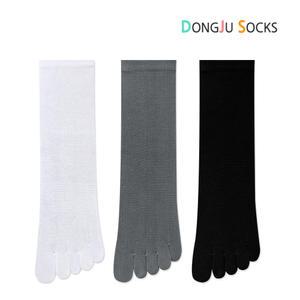 장목 단색 발가락 양말 10족