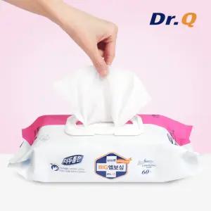 닥터큐 더두툼한 물티슈 빅 엠보싱 60매x20팩 (핑크)