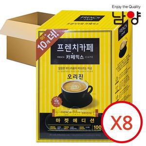 [기타][남양]  프렌치카페 오리진 커피믹스 90T+10T X8개 한박스 총800T