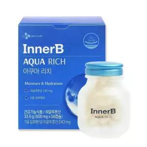 CJ제일제당 이너비 아쿠아리치 더블업 600mg 56캡슐 1개