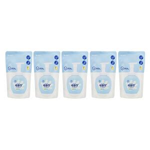 세균아꼼짝마 버블 핸드워시 레몬, 리필, 200ml, 5개