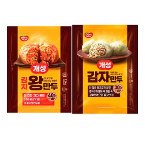 동원 개성 김치 왕만두 1.2kg + 개성 감자만두 2.2kg