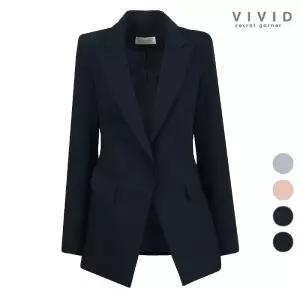 [비비드시크릿가너]VIVID 여성 키비 솔리드 원버튼 정장 자켓