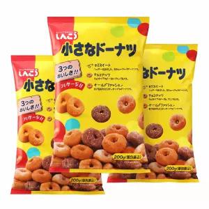 신코 일본 미니도넛 200g 3봉지 - 오리지널/초코맛/달콤한맛