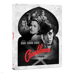 [Blu-ray] 카사블랑카 (2Disc, 4K UHD+BD 스틸북 한정수량) : 블루레이 (카사블랑카 )