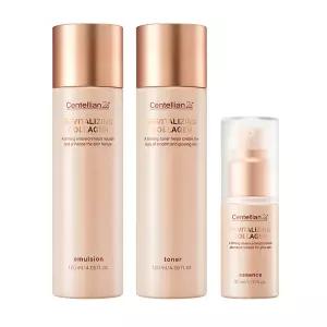[본사직영] 리바이탈라이징 콜라겐 기초 3종 세트 (토너 120ml + 에센스 30ml + 에멀전 120ml)