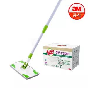 표준형 베이직 막대걸레+재활용 PET 대용량 정전기 청소포 150매