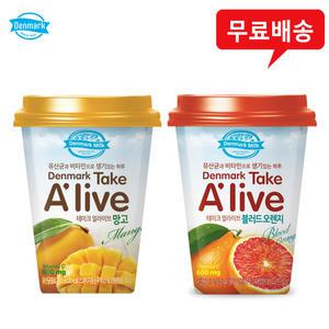 테이크 얼라이브 250mlx24컵(망고12+블러드오렌지12)무배