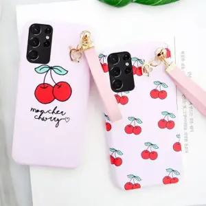 아트박스 키스맥 프리미엄 체리수박 키링케이스 갤럭시S21울트라)