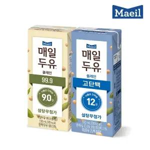 매일두유 혼합 99.9 190ml 24팩+고단백 190ml 24팩