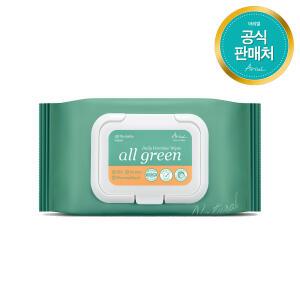 [공식] 아리얼 클린앤세이프 올그린 데일리 페미닌 와입스_40매