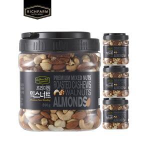 [리치팜너트]프리미엄믹스넛 850g x 4통