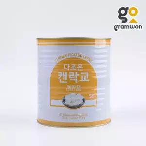 다조은락교 2S 3kg 이엔 일식 락교 대용량 업소용 반찬