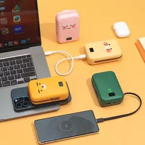 카카오프렌즈 케이블형 맥세이프 보조배터리 20,000mAh 기내반입 가능/KC인증완료