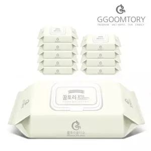 꿈토리물티슈 아주도톰한 스페셜 65gsm 엠보 80매 캡형10팩