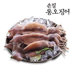 [자연산] 손질 통오징어 대사이즈 175g 10마리 냉동오징어