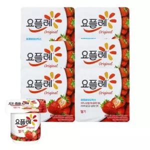 빙그레 요플레 오리지널 딸기 85g 32개
